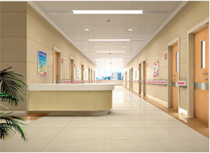 醫院分診臺效果圖