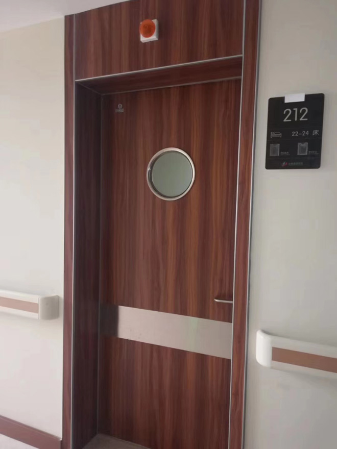 醫院木紋病房門